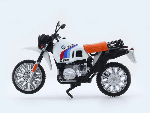 Macheta Motocicleta BMW R80 G/S Paris-Dakar - 1/24 Altaya