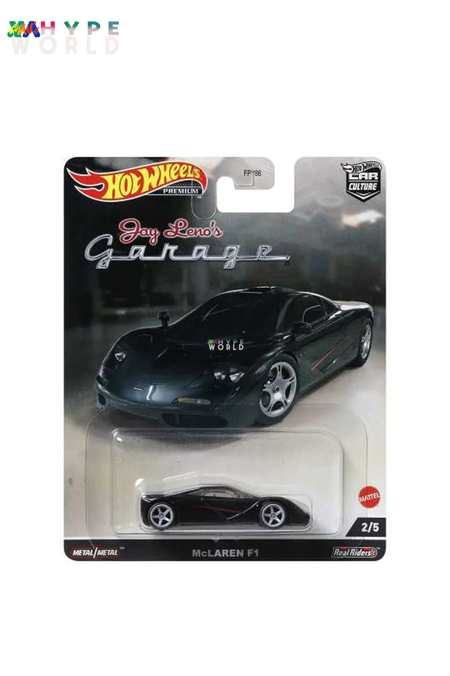 Mclaren F1 negru - 1/64 Hot Wheels Premium