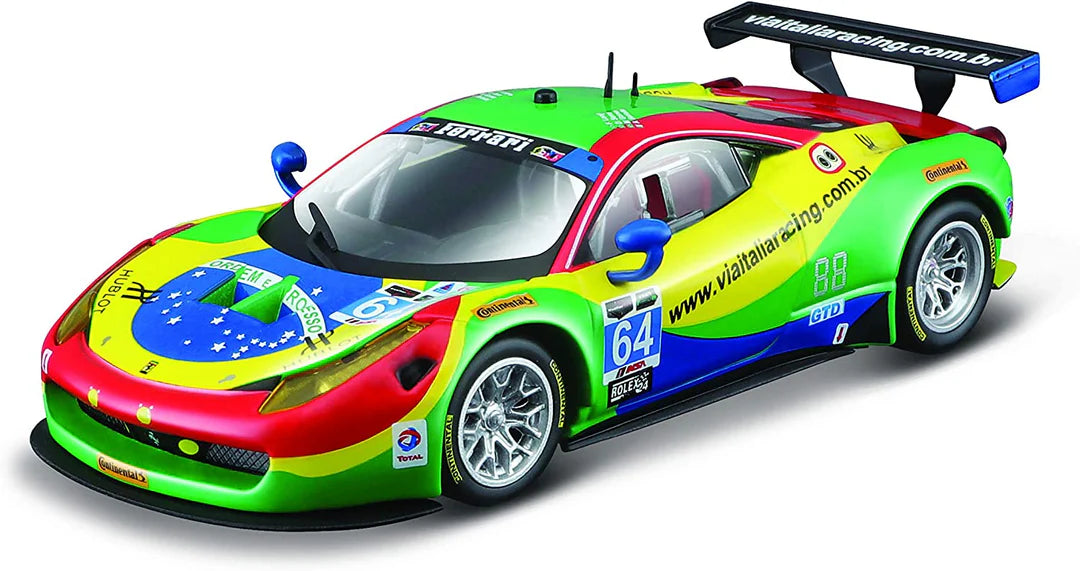 Ferrari 458 Italia GT3 2015 #64 cu vitrina plexiglass - 1/43 Bburago Signature