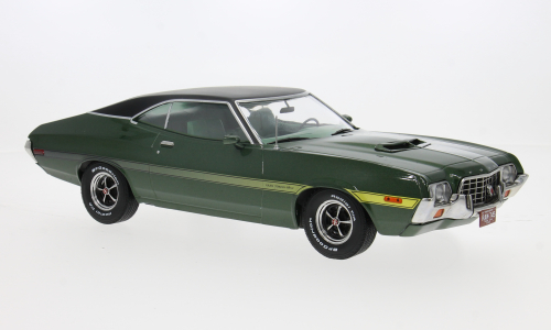 Ford Gran Torino Sport 2-Door 1972 verde inchis - 1/18 Ixo Models