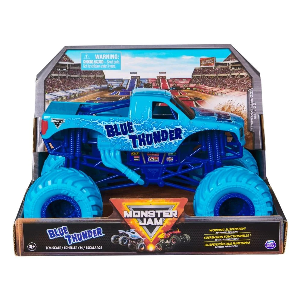 Monster Jam Blue Thunder (metalic) - 1/24