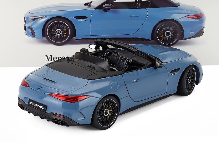 Mercedes SL 63 AMG albastru 1/1000pcs - 1/18 IScale