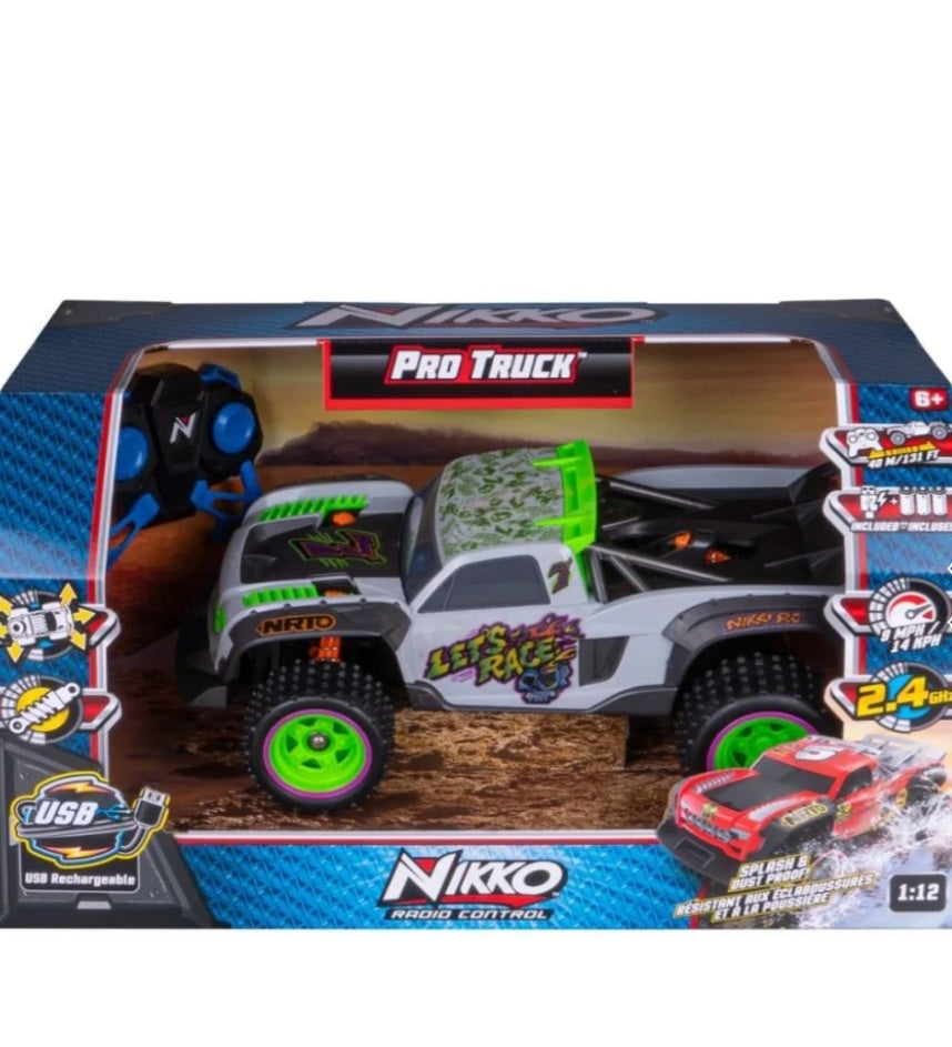 Masina cu telecomanda Pro Trucks verde - 1:12 Nikko