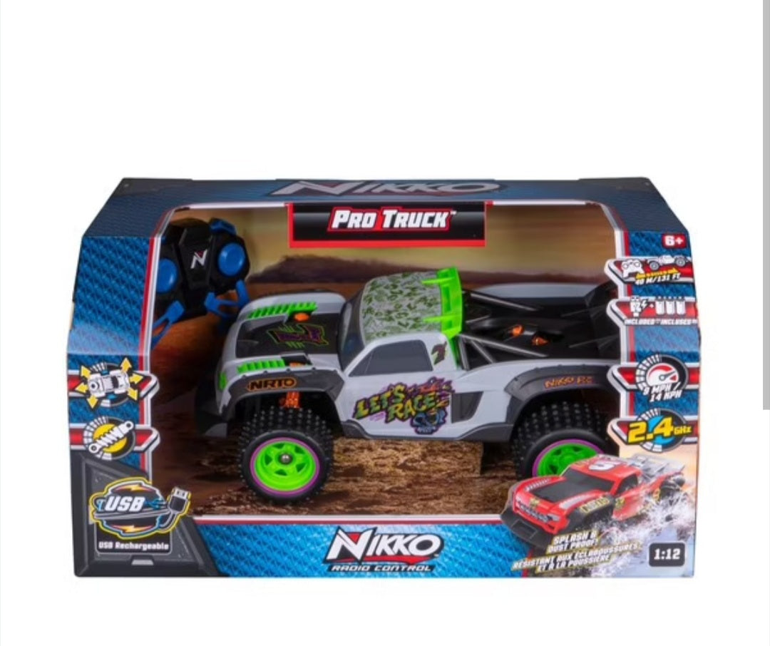 Masina cu telecomanda Pro Trucks verde - 1:12 Nikko