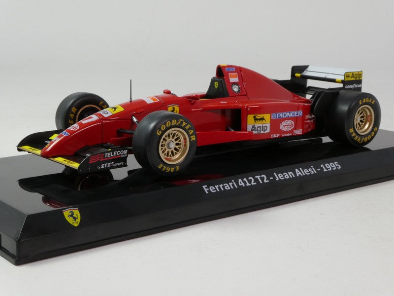 Formula 1 Ferrari 412 T2 - Jean Alesi 1995 #27 cu vitrina plexiglass - 1/24 Premium Collectibles