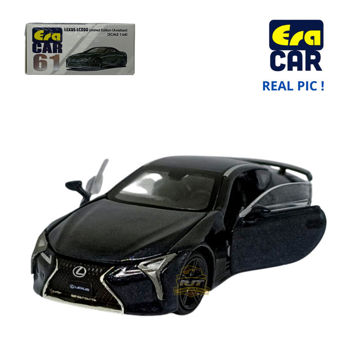 Lexus LC500 dark black - 1/64 EraCar