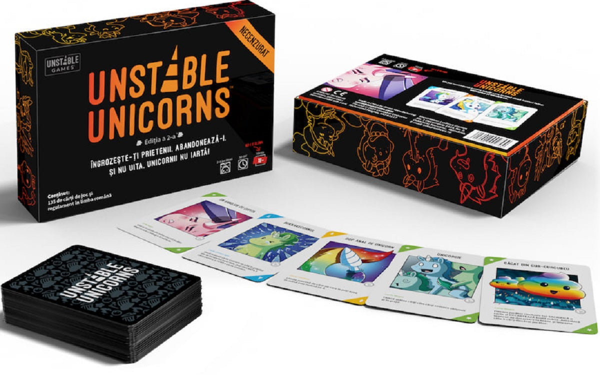 Joc Unstable Unicorns NSFW, limba romana - NECENZURAT