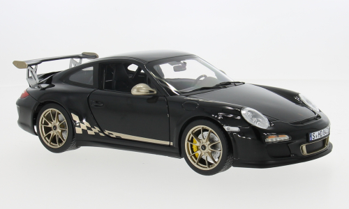 Porsche 911 GT3 RS 2009 black & gold - 1/18 Norev