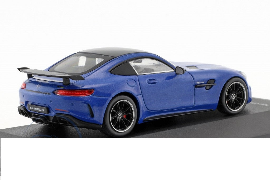 Mercedes-AMG GT R Limited Edition (albastru) cu vitrina plexiglass - 1/43 CMR