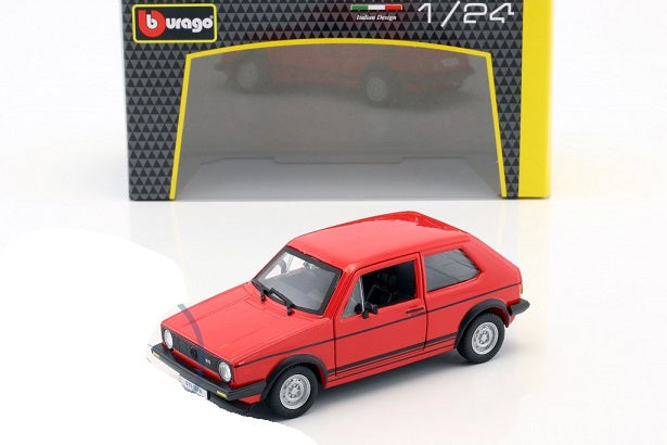 Volkswagen VW Golf Mk1 GTI (rosu) - 1/24 Bburago