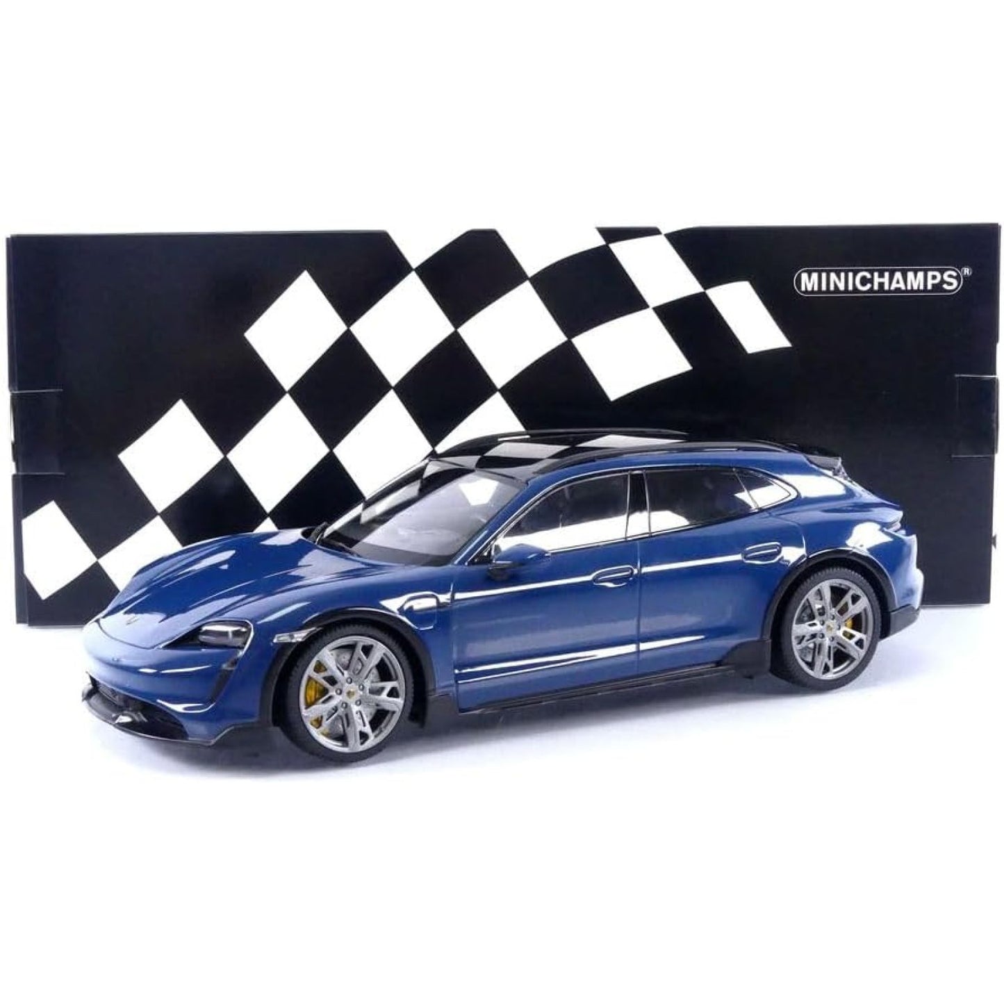 Porsche Taycan CUV Turbo S 2021 albastru 1/480pcs - 1/18 Minichamps
