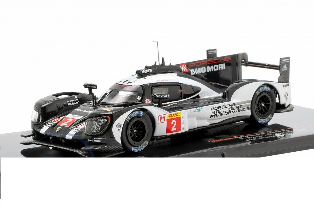 Porsche 919 Hybrid Nr.2 WEC Champion 2016 cu vitrina plexiglass - 1/43 Ixo Models
