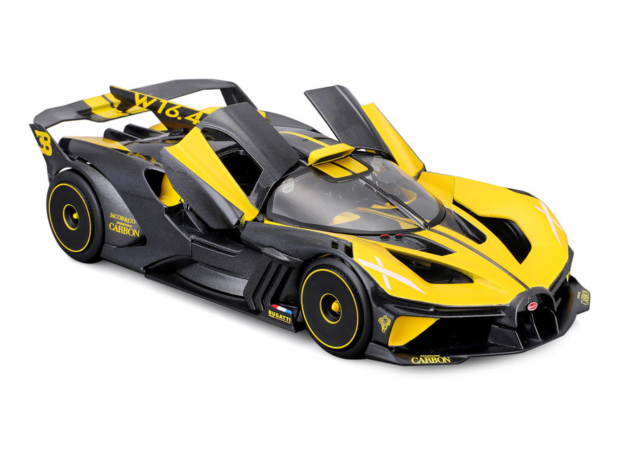 Bugatti Bolide galben/negru - 1/24 Maisto