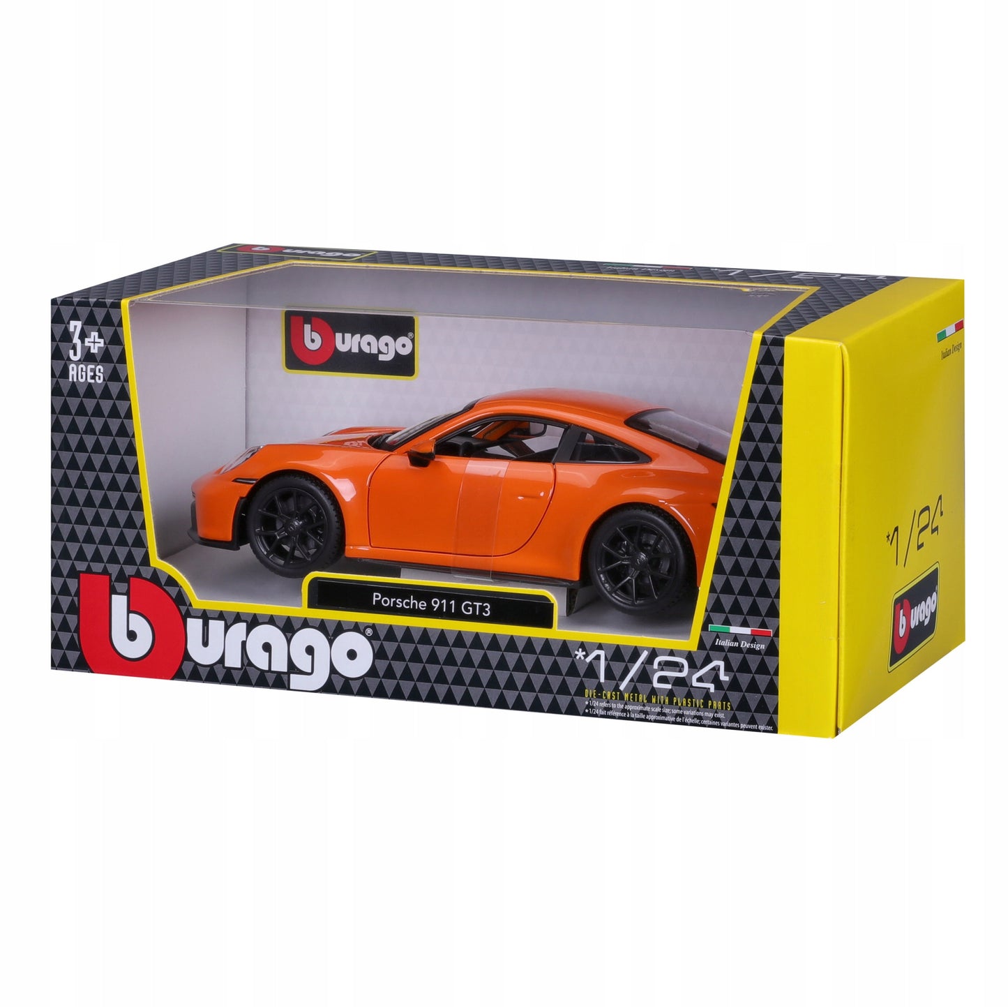 Porsche 911 GT3 portocaliu - 1/24 Bburago
