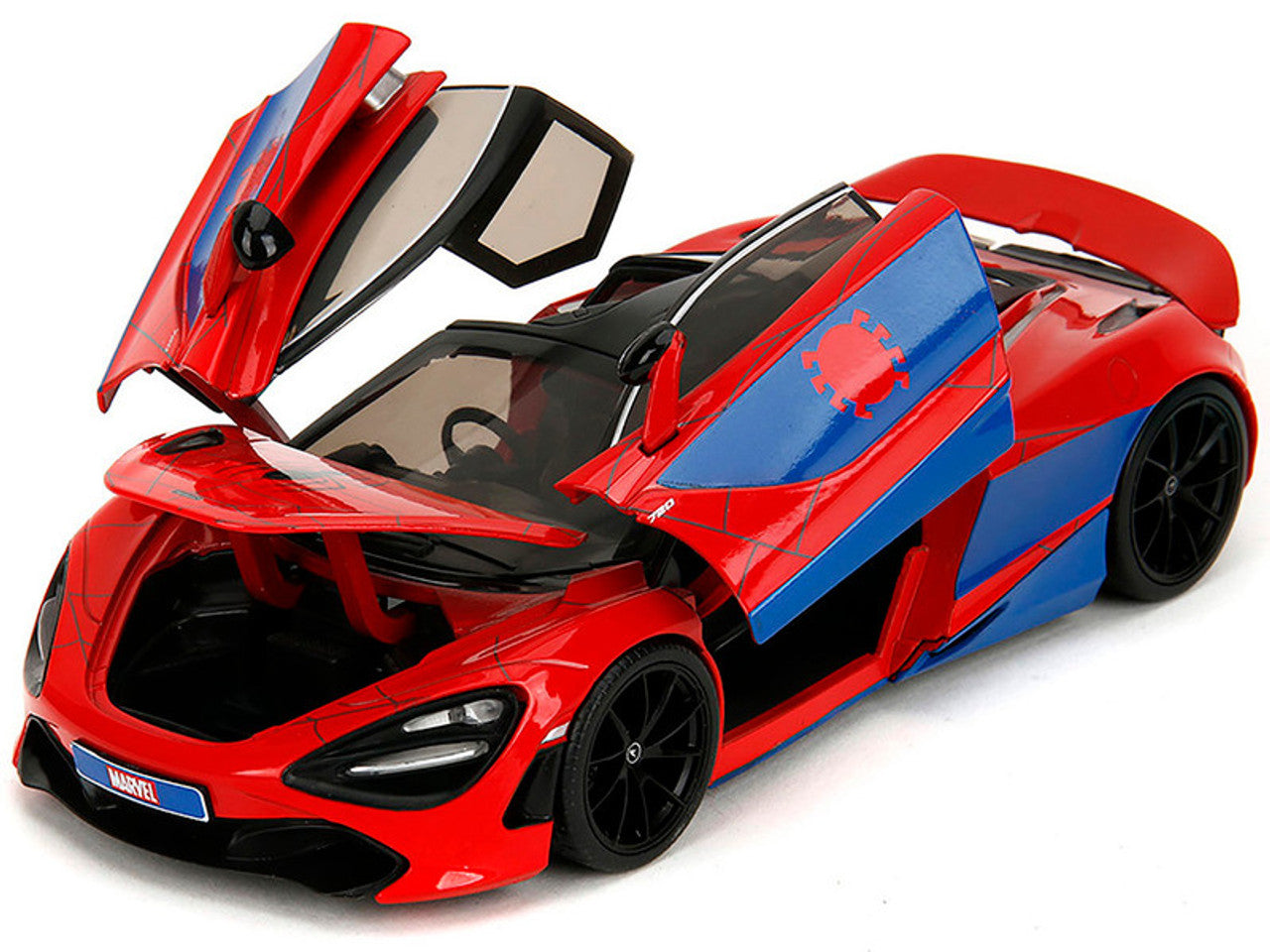 McLaren 720S si figurina Spider-man - 1/24 Jada
