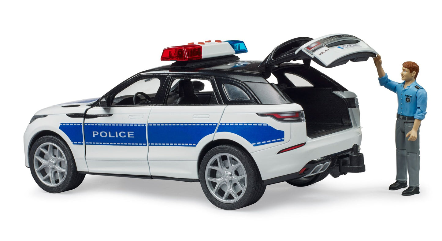BRUDER 02890 - Masina de politie Range Rover Velar cu figurina politist