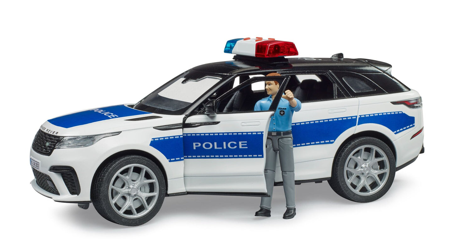 BRUDER 02890 - Masina de politie Range Rover Velar cu figurina politist