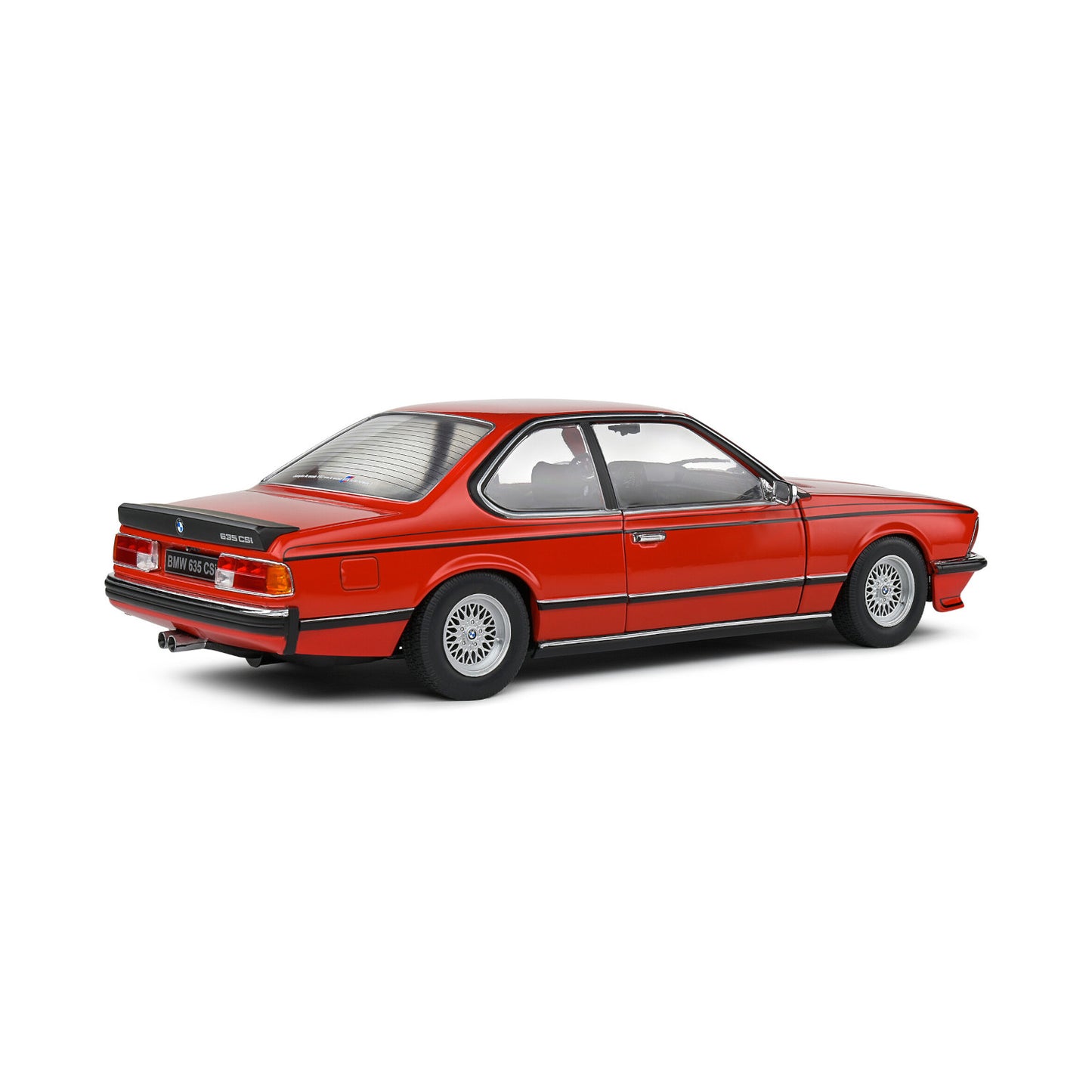 BMW 635 Csi E24 rosu 1984 - 1/18 Solido
