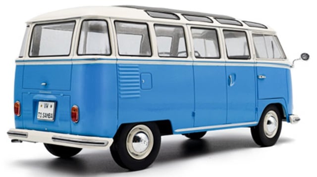 Volkswagen T1 Samba 1962 albastru/alb - 1/18 Solido
