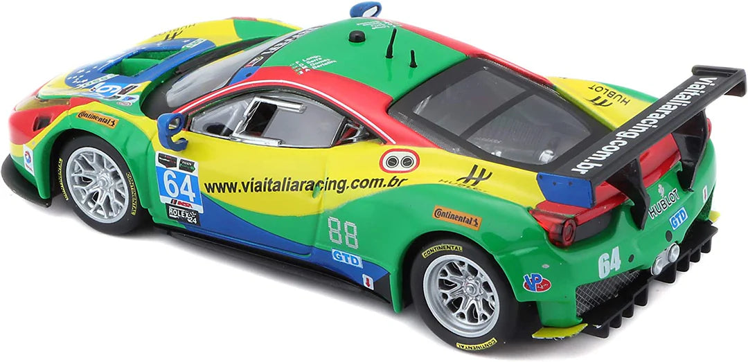 Ferrari 458 Italia GT3 2015 #64 cu vitrina plexiglass - 1/43 Bburago Signature