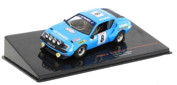 Alpine A310 #8 J.Ragnotti - J.Jaubert Tour de Corse 1976 cu vitrina plexiglass - 1/43 Ixo Models