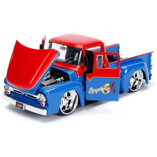 Ford F-100 Pickup 1956 si Supergirl - 1/24 Jada