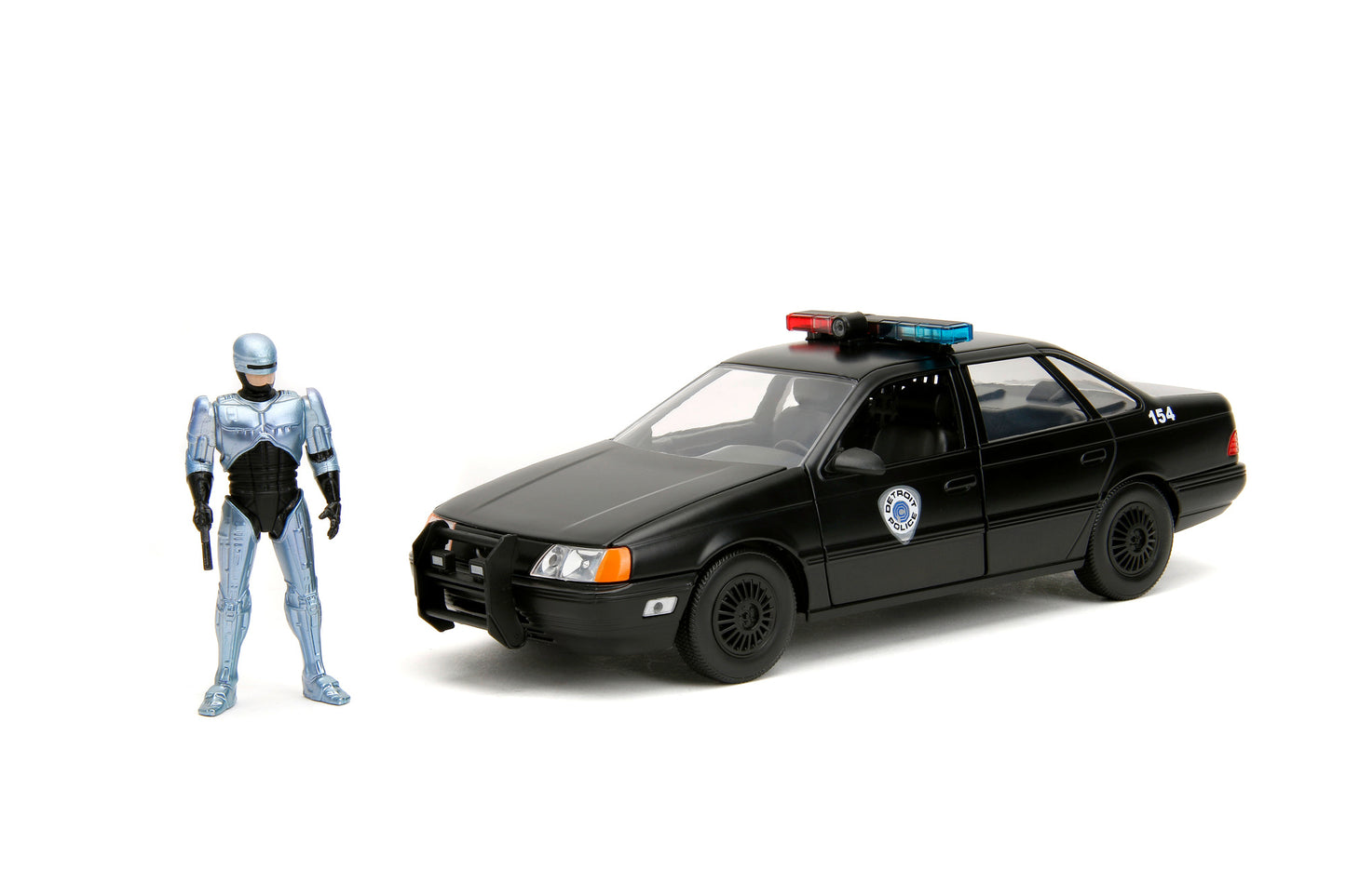 Ocp Ford Taurus cu figurina Robocop - 1/24 Jada