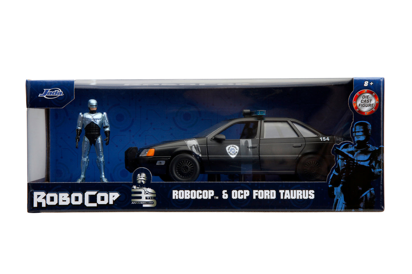Ocp Ford Taurus cu figurina Robocop - 1/24 Jada