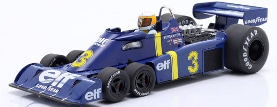 Formula 1 Tyrrell Ford P34-2 #3 Winner Sweden GP 1976 - 1/18 Model Car Group