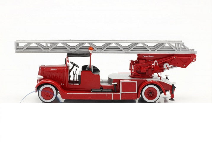 Delahaye Typ 103 Feuerwehr mit Drehleiter rot - 1/43 Altaya