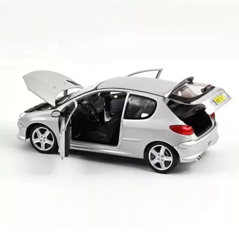 Peugeot 206 RC 2003 argintiu - 1/18 Norev