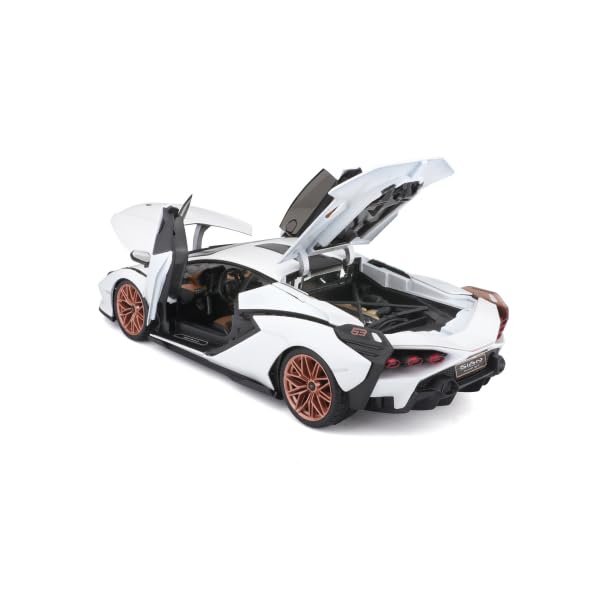 Lamborghini Sian alb/negru - 1/18 Bburago