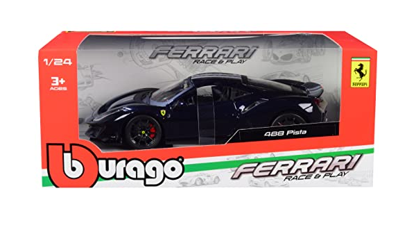 Ferrari 488 Pista bleumarin/gri - 1/24 Bburago