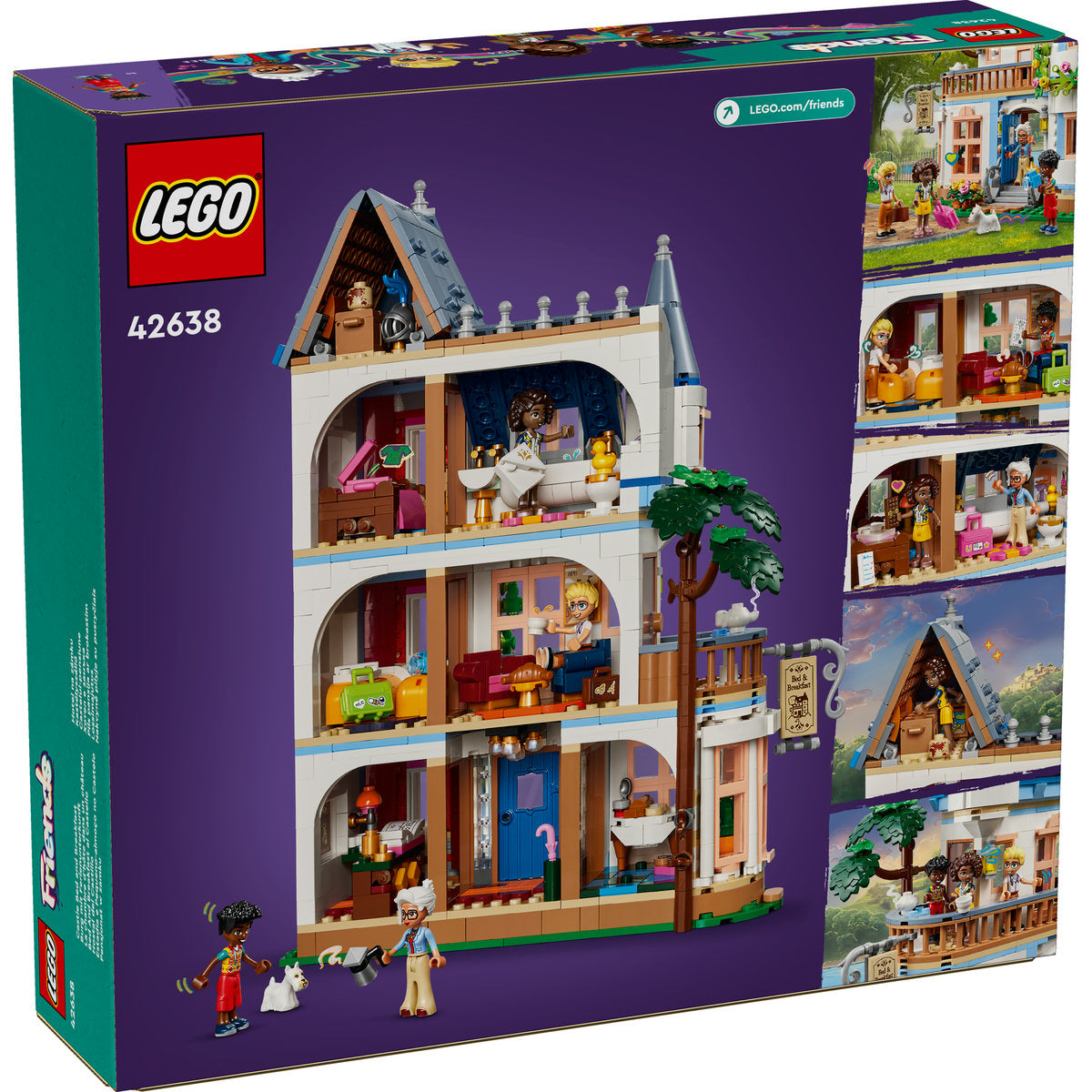 LEGO Friends 42638 - Castelul-pensiune (1311 piese)