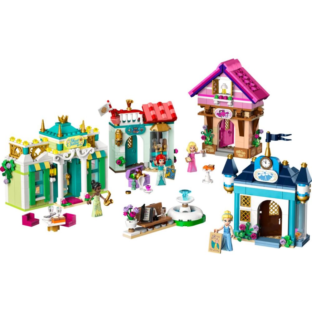 LEGO Disney Princess 43246 - Aventura la piata a printesei Disney (817 piese)