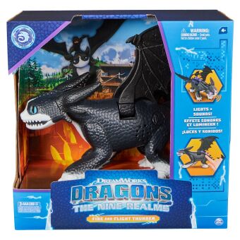 Figurina Dragon The Nine Realms - Fire and Flight Thunder - efecte lumini si sunete