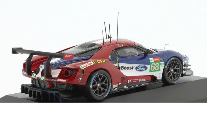 Ford GT #68 24h Le Mans 2018 cu vitrina plexiglass - 1/43 IxoModels