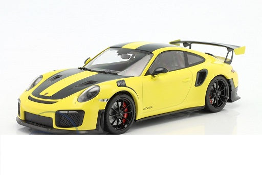 Porsche 911 GT2 RS 2018 galben Weissach package 1/600pcs - 1/18 Minichamps