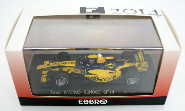 Formula 1 Team Kygnus Sunoco SF14 L.Duva I cu vitrina plexiglass - 1/43 Ebbro