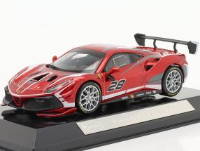 Ferrari 488 Challenge EVO 2020 #28 cu vitrina plexiglass - 1/43 Bburago Signature