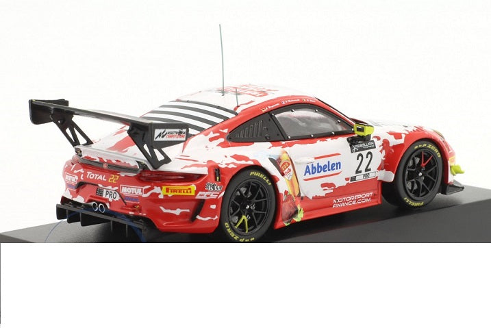 Porsche 911 GT3 R #22 24h Spa 2020 cu vitrina plexiglass - 1/43 IxoModels