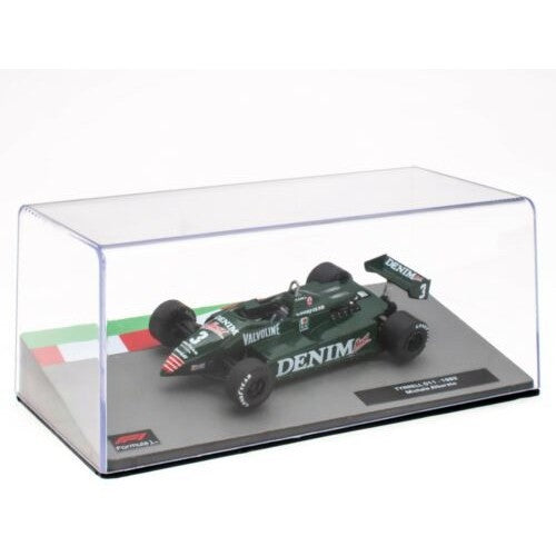Formula 1 Tyrrell 011 1982 Michele Alboreto cu vitrina plexiglass - 1/43 Altaya