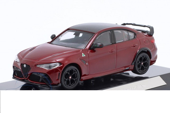 Alfa Romeo GTAm visiniu cu vitrina plexiglass - 1/43 Bburago