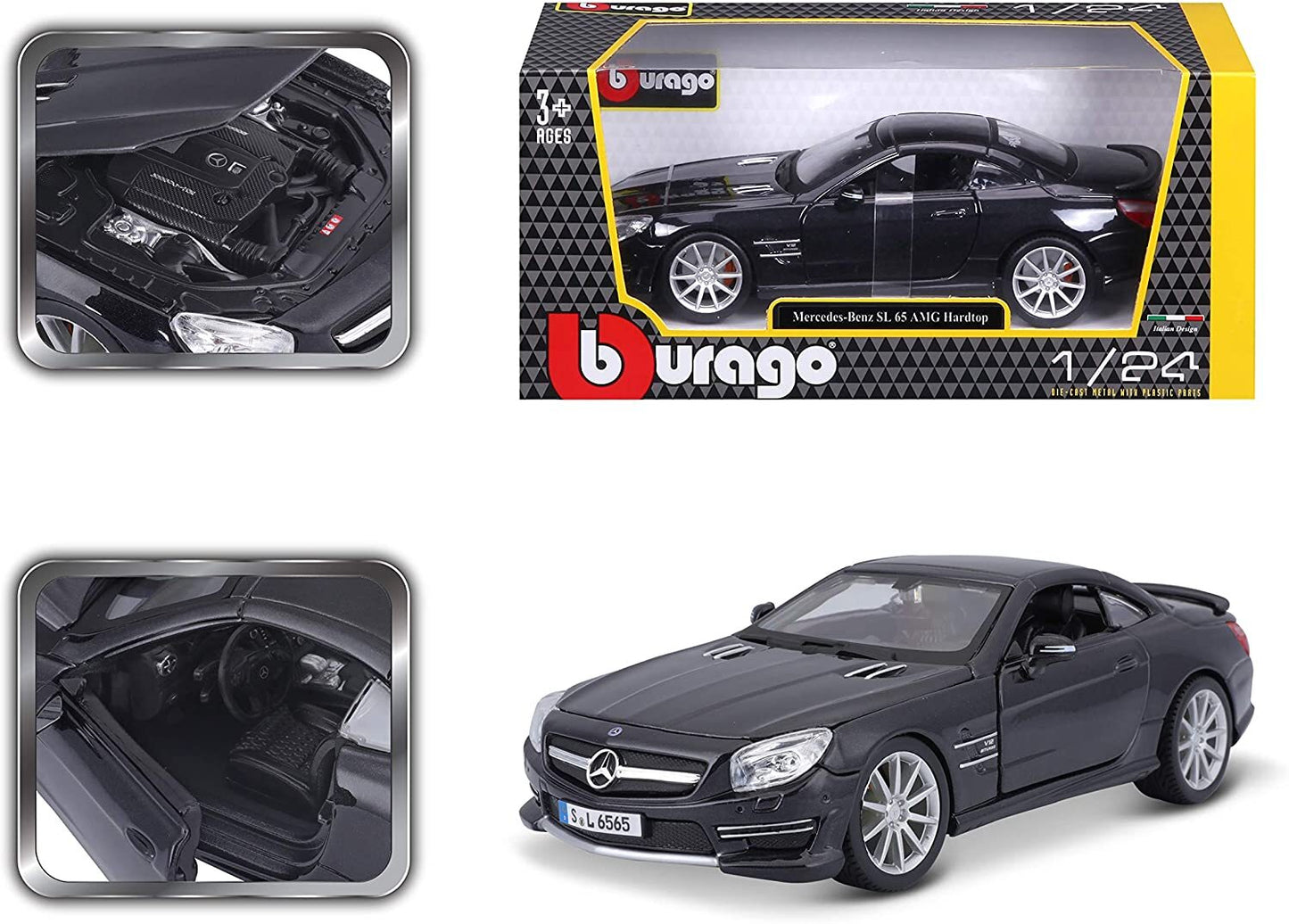 Mercedes Benz SL 65 AMG Hardtop - 1/24 Bburago