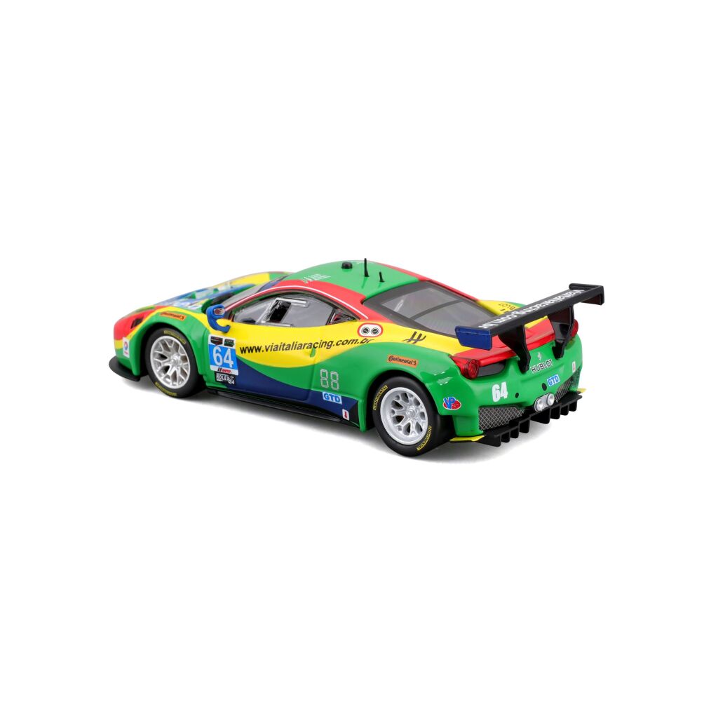 Ferrari 458 Italia GT3 2015 #64 cu vitrina plexiglass - 1/43 Bburago Signature