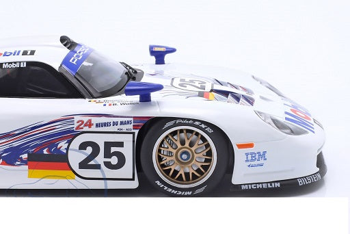 Porsche 911 GT1 Plain Body Edition white 1997 #25 - 1/18 Werk83