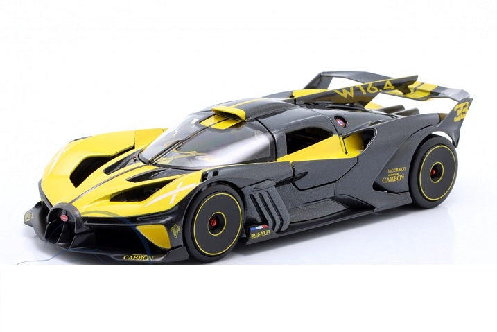 Bugatti Bolide galben/negru - 1/24 Maisto