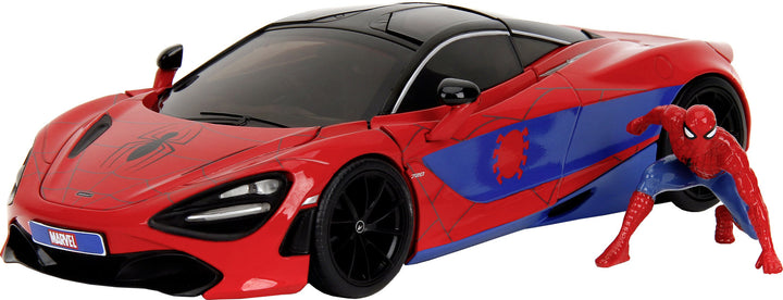 McLaren 720S si figurina Spider-man - 1/24 Jada