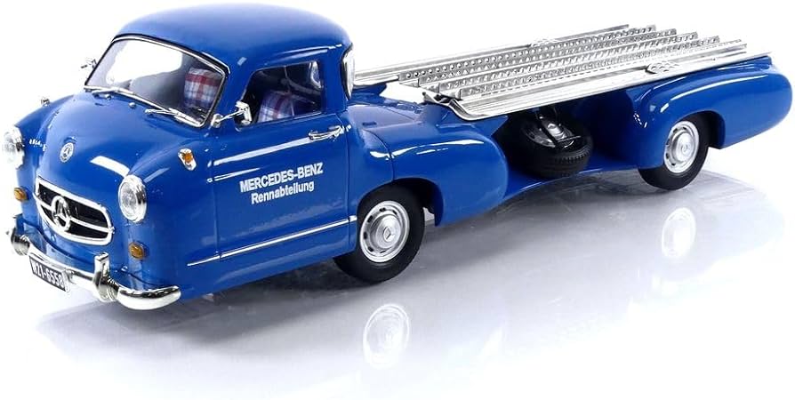 Set Mercedes Blue Wonder si Mercedes-Benz W196 Formula1 1955 NR.#2 - 1/18 Werk83