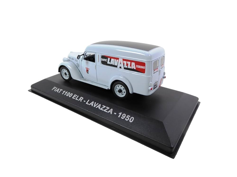 Fiat 1100 ELR - Lavazza 1950 cu vitrina plexiglass - 1/43 Altaya